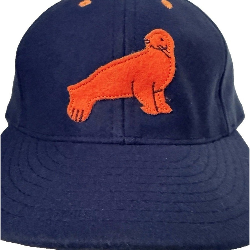 San Francisco Seals Baseball Cap Vintage Ideal Cap Co Fitted 7 1/8 Wool EUC